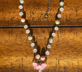 Pastel Flower Beaded necklace